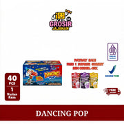 Permen Dancing Pop Pletak Pletok Rasa Stroberi Jeruk S&M isi 40 pcs