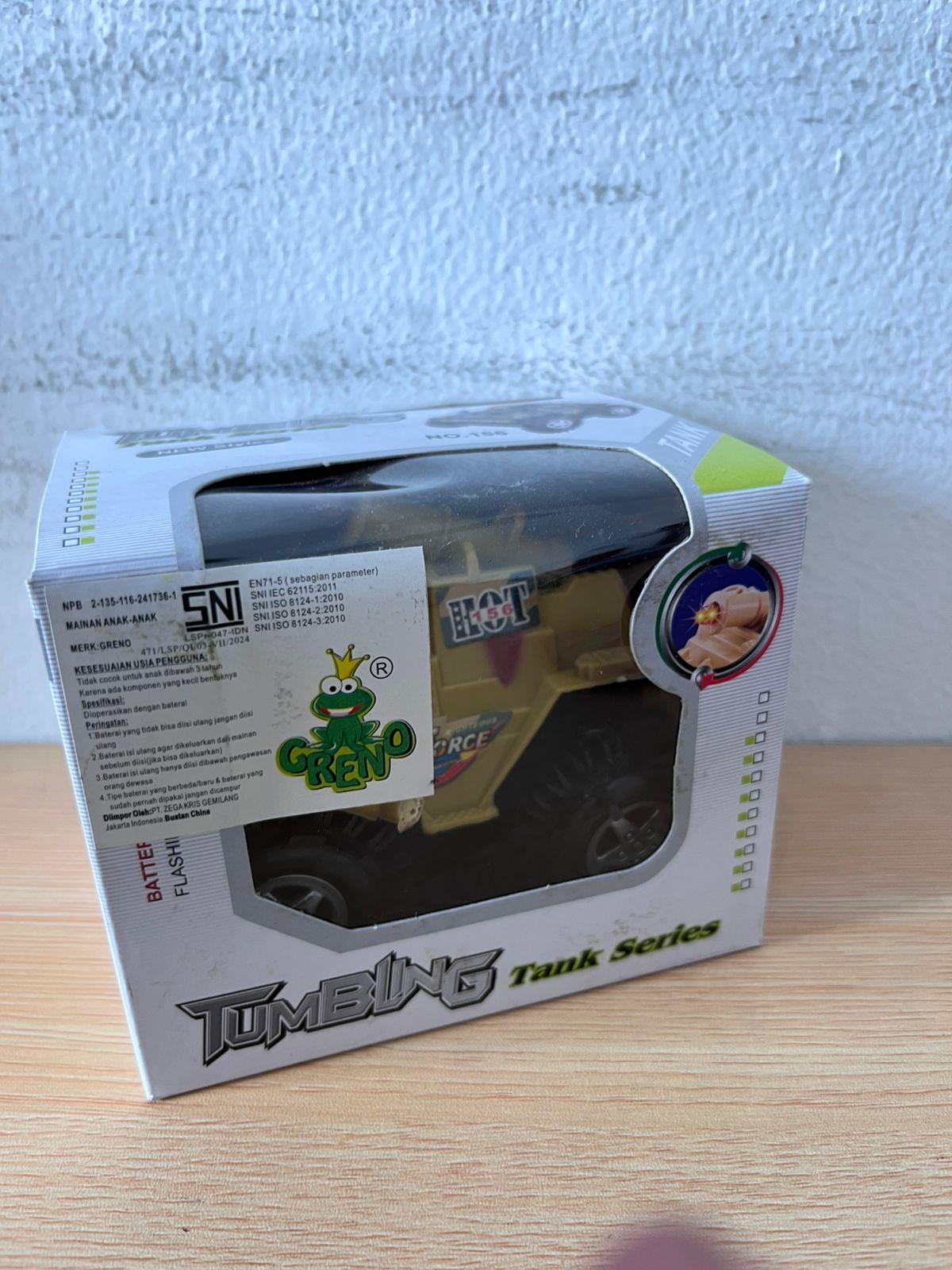 Mainan Anak Tank Series Tumbling 1 PCS Greno (Belum Termasuk Baterai)
