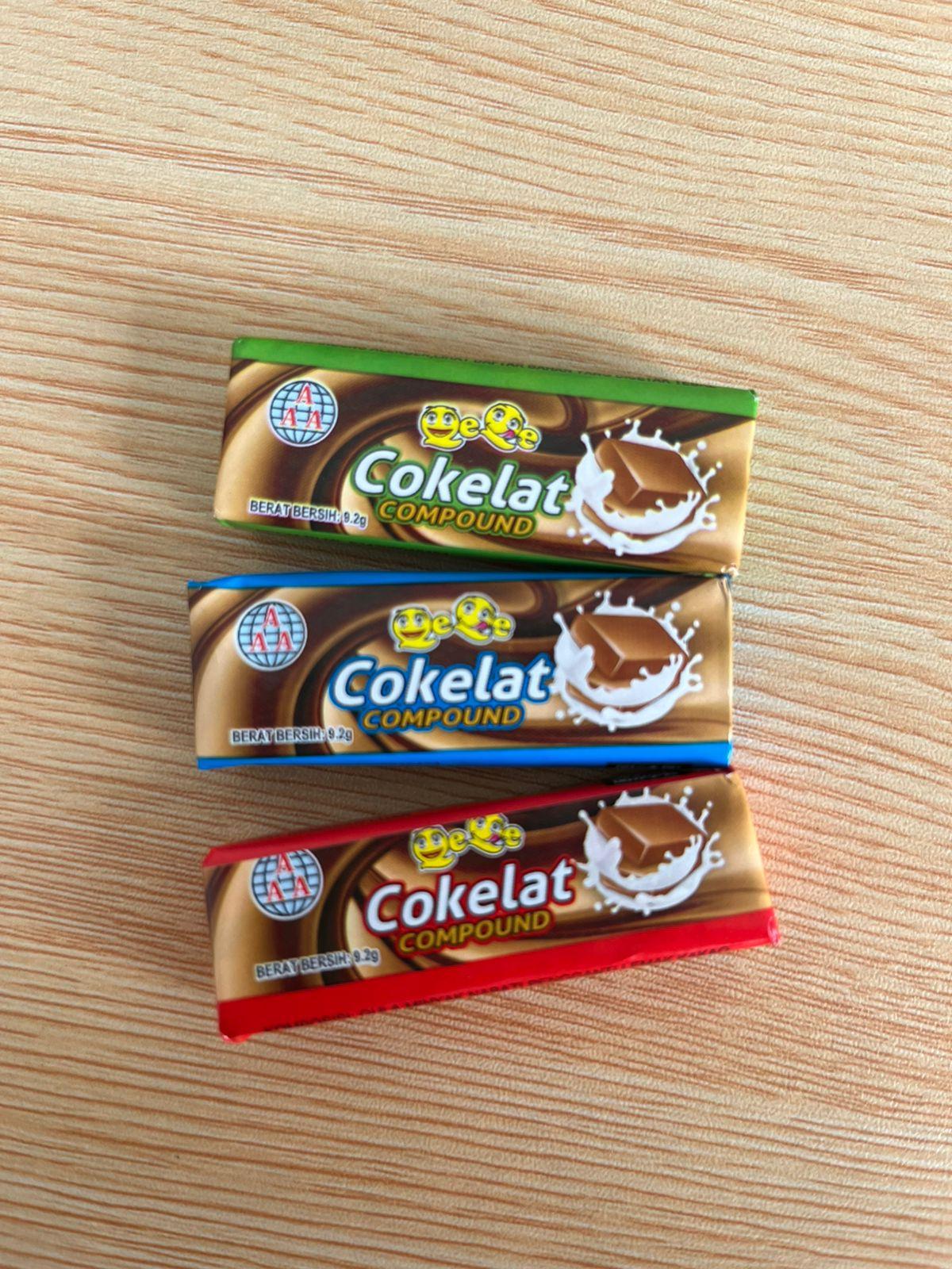 Cokelat Compound QeQe isi 100 pcs