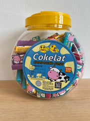 Cokelat Compound Rasa susu QeQe isi 100 pcs