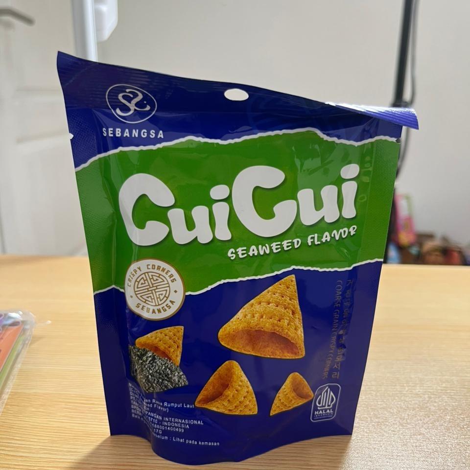 Cui Cui Snack Rasa Rumput Laut Seaweed & Spicy Flavor Sebangsa