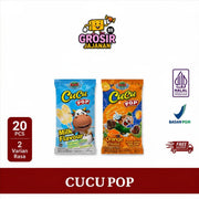 Permen Lollipop Milk Flavour dengan Serbuk Susu & Jeruk S&M Isi 20 pcs