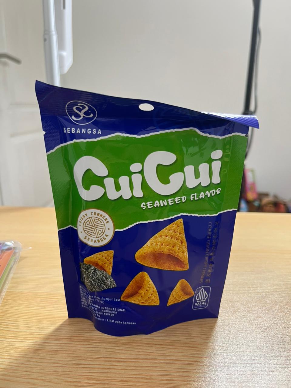 Cui Cui Snack Rasa Rumput Laut Seaweed & Spicy Flavor Sebangsa