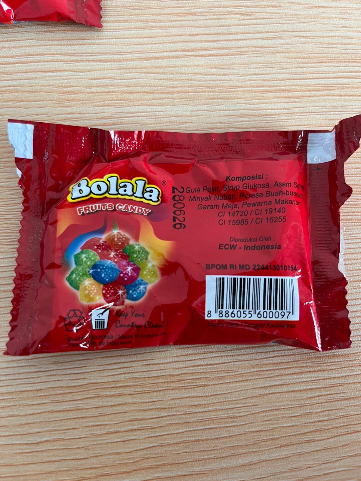 Permen Bolala Fruit Candy Aneka Rasa JADOEL isi 10 pcs