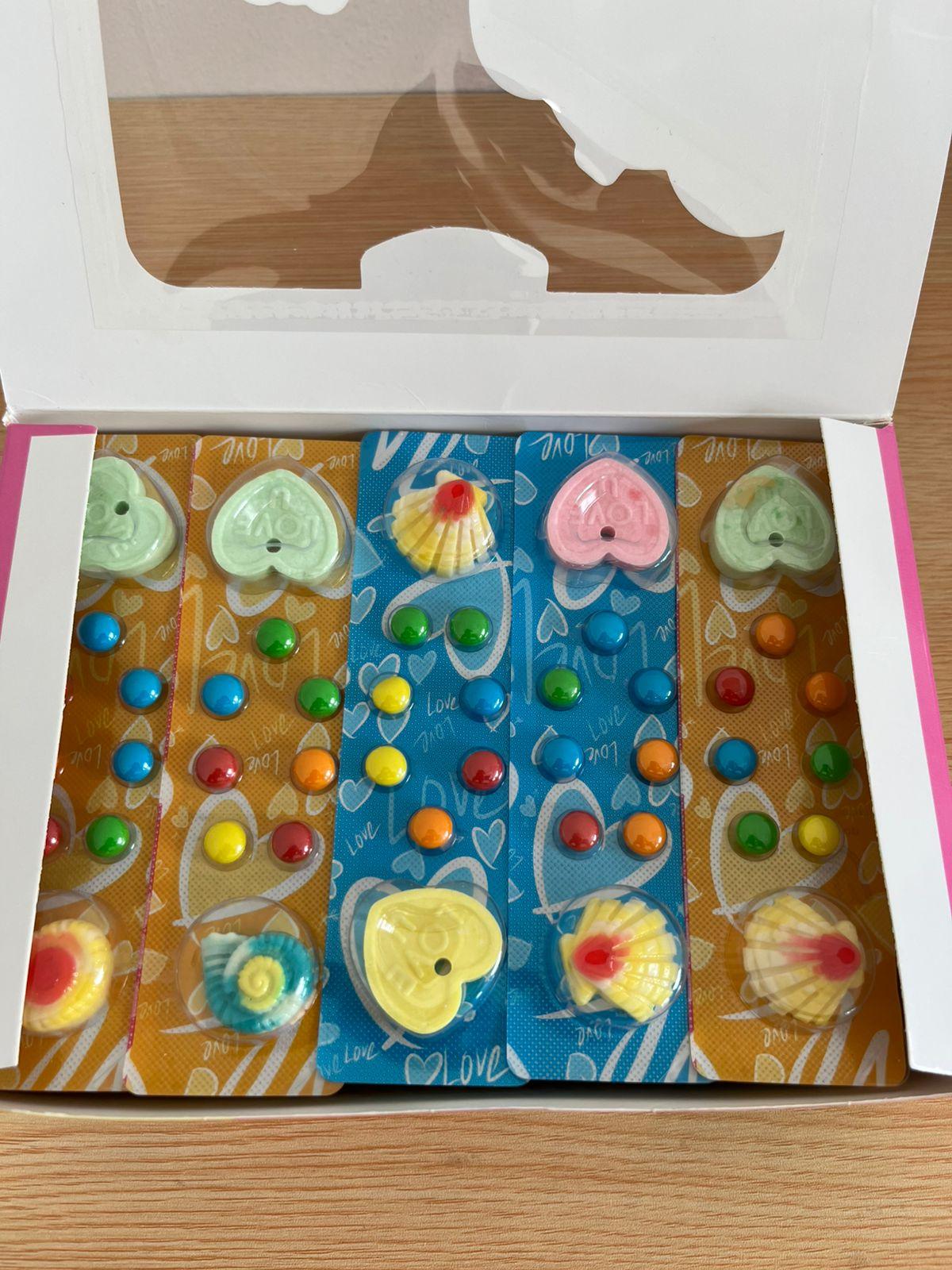 Permen Keras Lollipop Mix Candy Rasa Jeruk Anggur Stroberi DSM isi 30 pcs