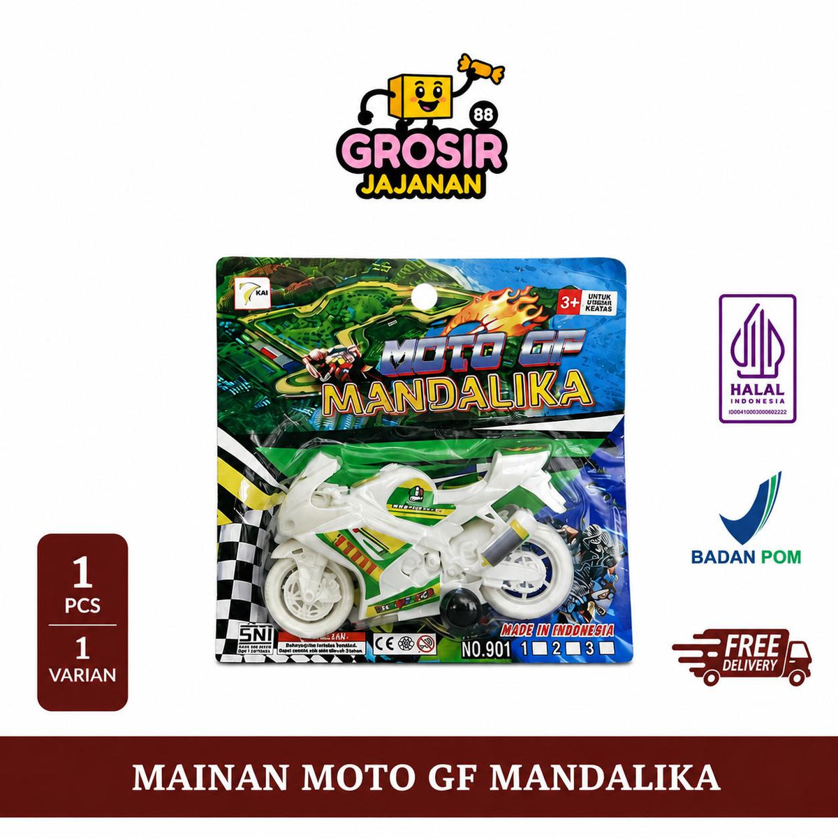 Barang Obral!! Mainan Anak Motor Mandalika AJT