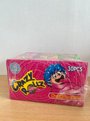 Permen Crazy Roll Bubble Gum AAA isi 30 pcs