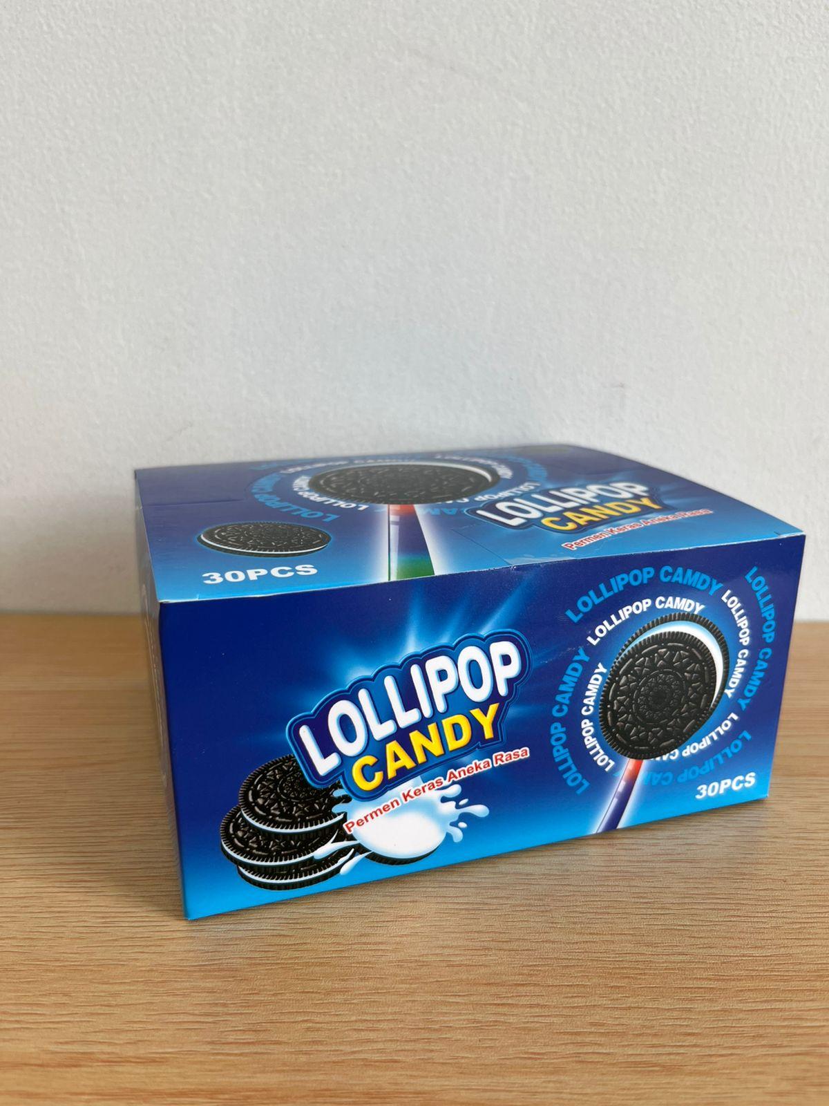 Permen Lollipop Candy Oreo DSM isi 30 pcs