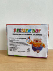 Permen keras dot aneka rasa buah strawbery apel jeruk anggur nanas DSM isi 20