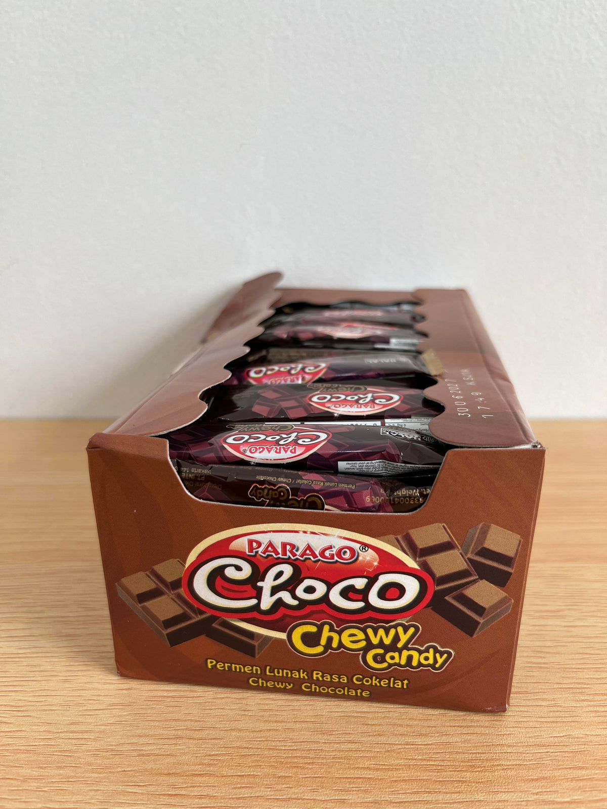 Permen Lunak Choco Chewy Candy Rasa Cokelat Parago isi 80 pcs