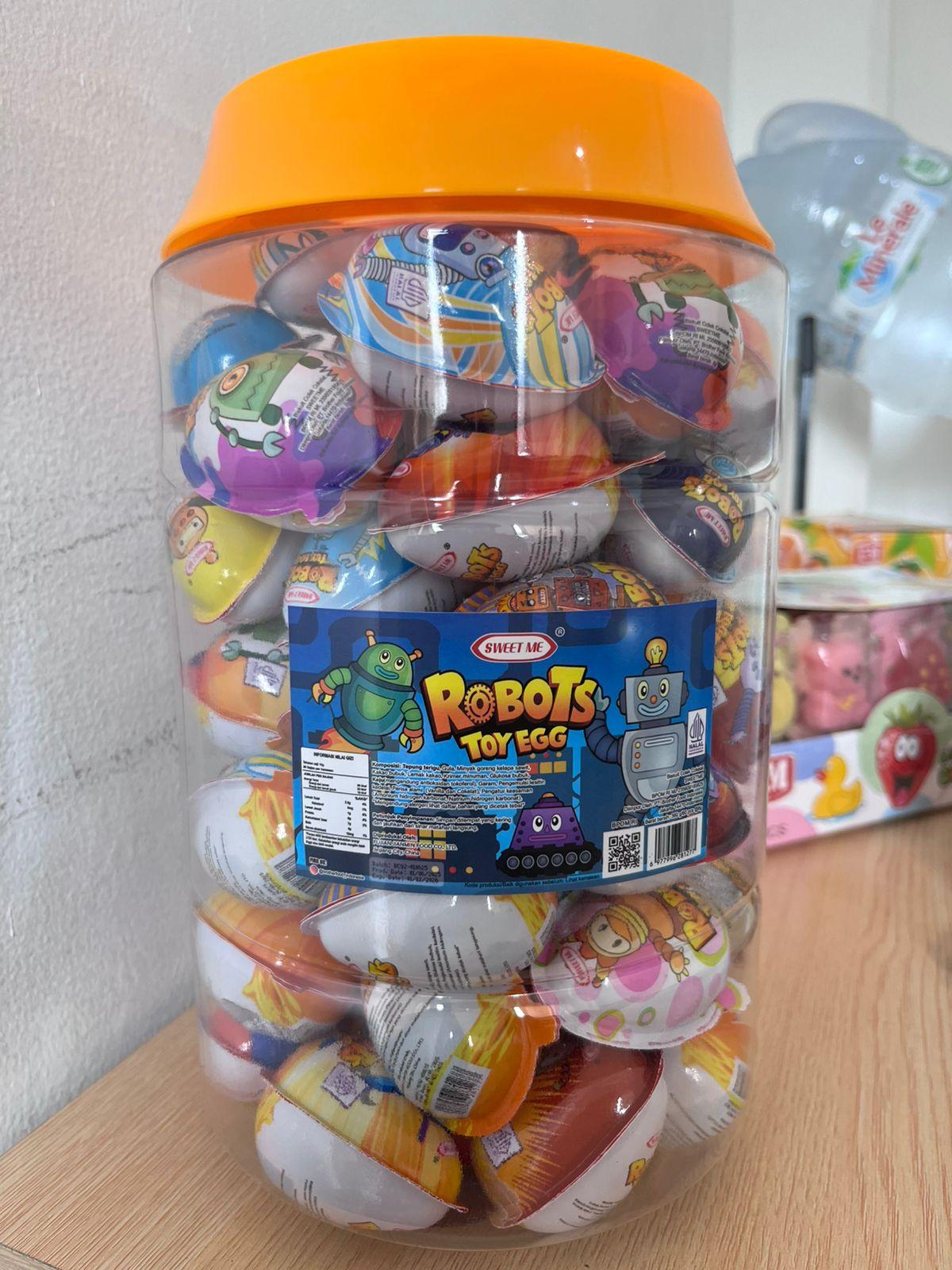 Cokelat Compound Viral Toy Egg Lianggui 60 pcs
