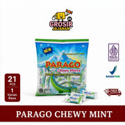 Permen Lunak Chewy Aneka Rasa Mints Parago isi 21 pcs