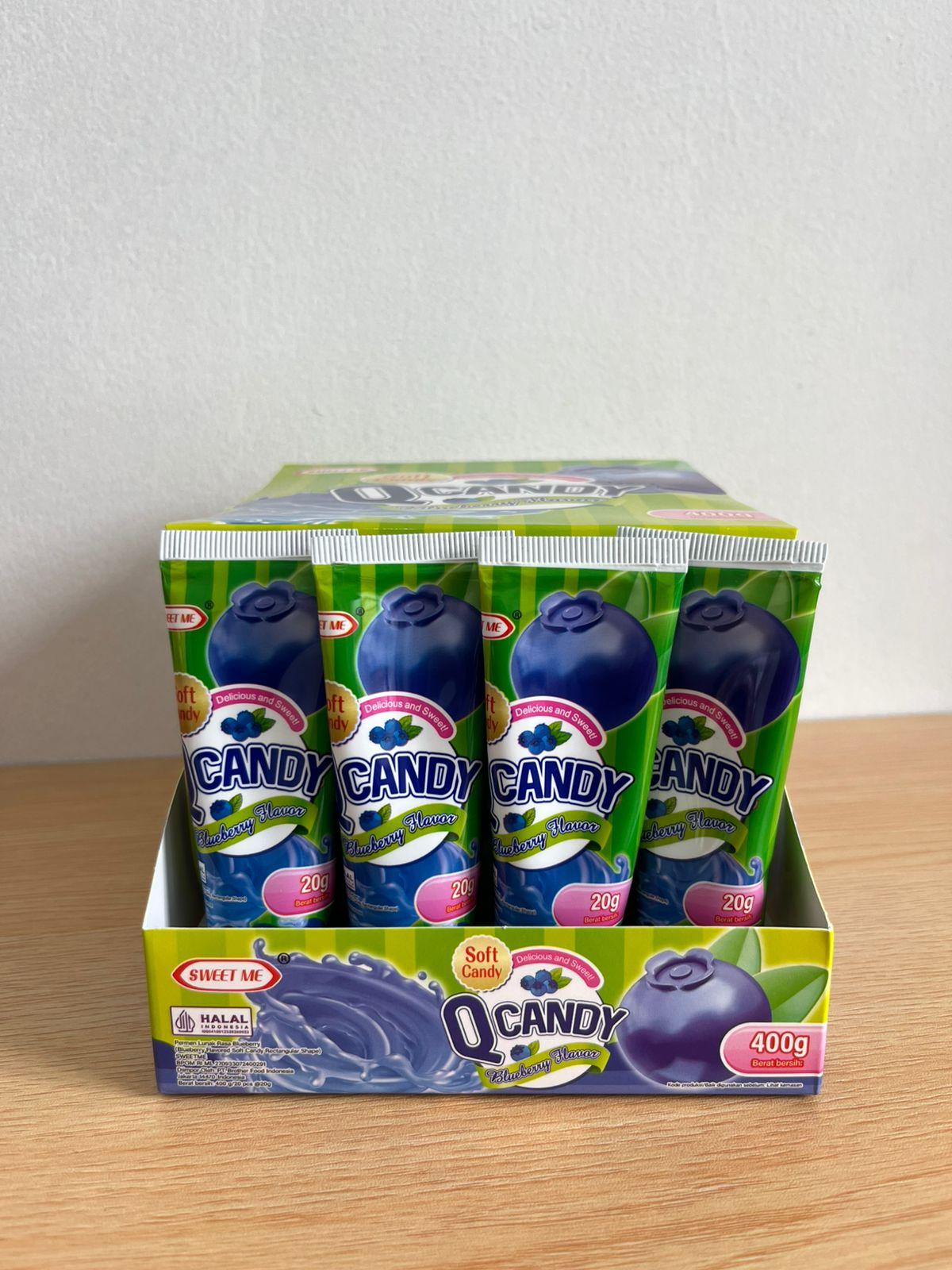 Permen Lunak Q Candy Rasa Apel Sweet me isi 20 pcs