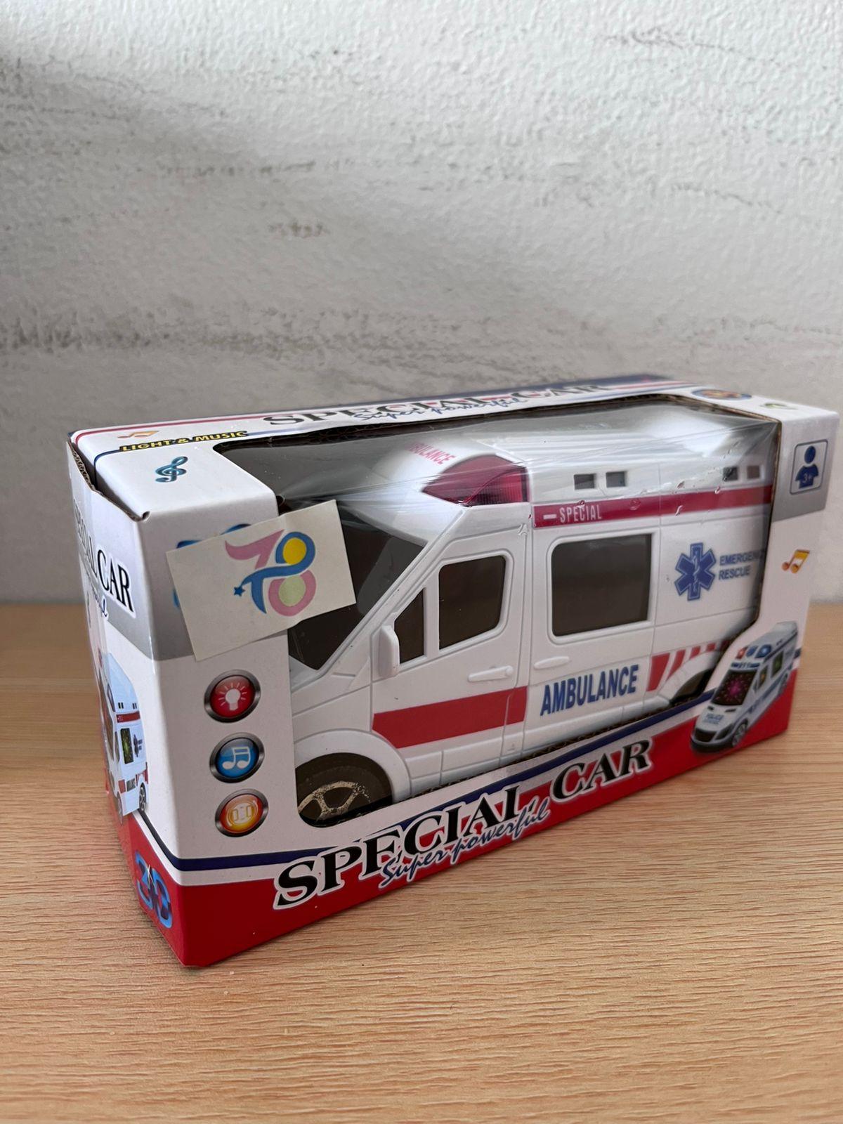Mainan Mobil Ambulance Special Car Super Powerfull 1 PCS - Mobil Ambulance Special Car Super Powerfull Cocok untuk Anak-anak Bermain Imajinatif