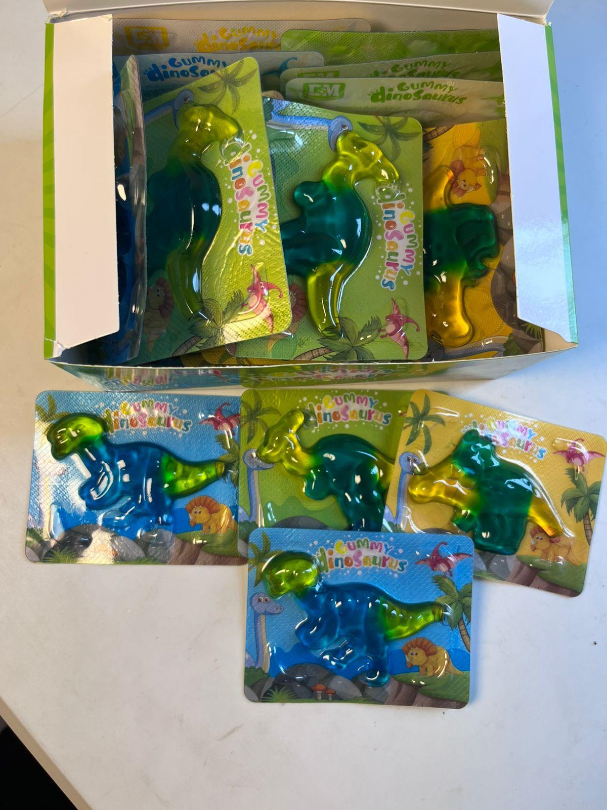 Permen Gummy Dinosaurus Aneka Rasa Buah DSM isi 30 pcs