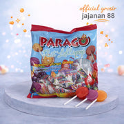 Permen Lollipop Rasa Stroberin Anggur Jeruk Parago isi 25 pcs
