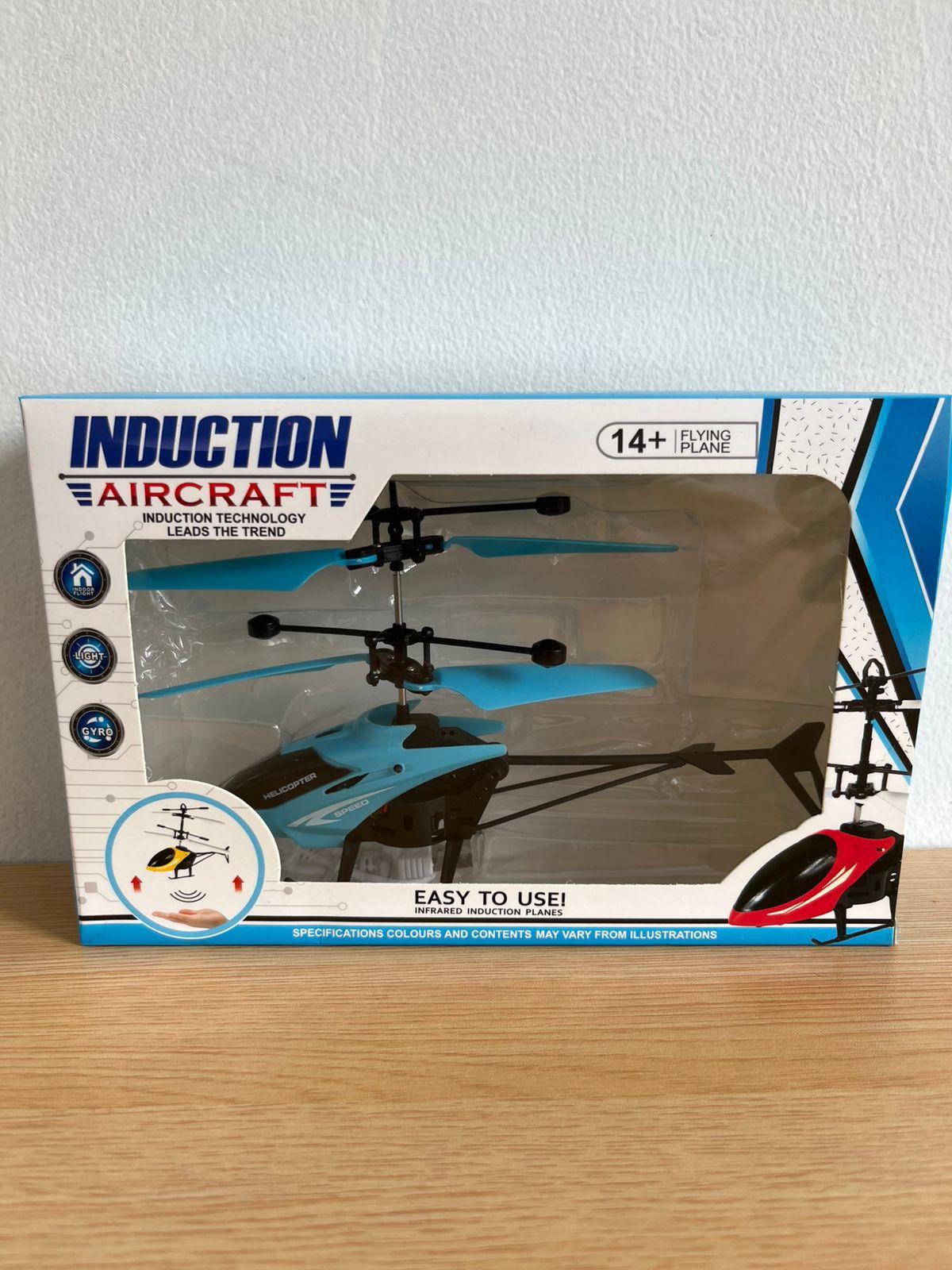 Mainan Helikopter Induction Aircraft Cocok untuk Anak-anak Belajar