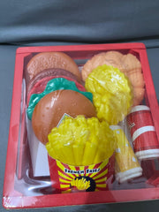 Mainan Burger Set untuk anak anak 1 Paket