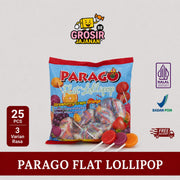 Permen Lollipop Rasa Stroberin Anggur Jeruk Parago isi 25 pcs