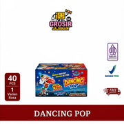 Permen Dancing Pop Pletak Pletok Rasa Stroberi Jeruk S&M isi 40 pcs