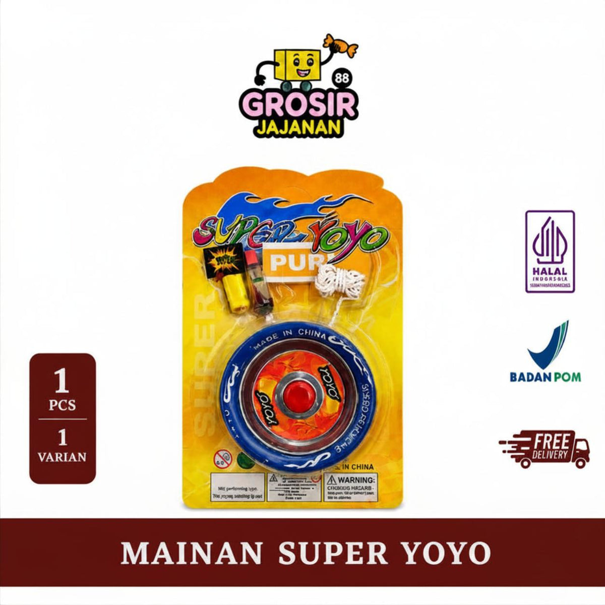 Barang Obral!! Mainan Anak Gangsing Yoyo Minyak Kekinian