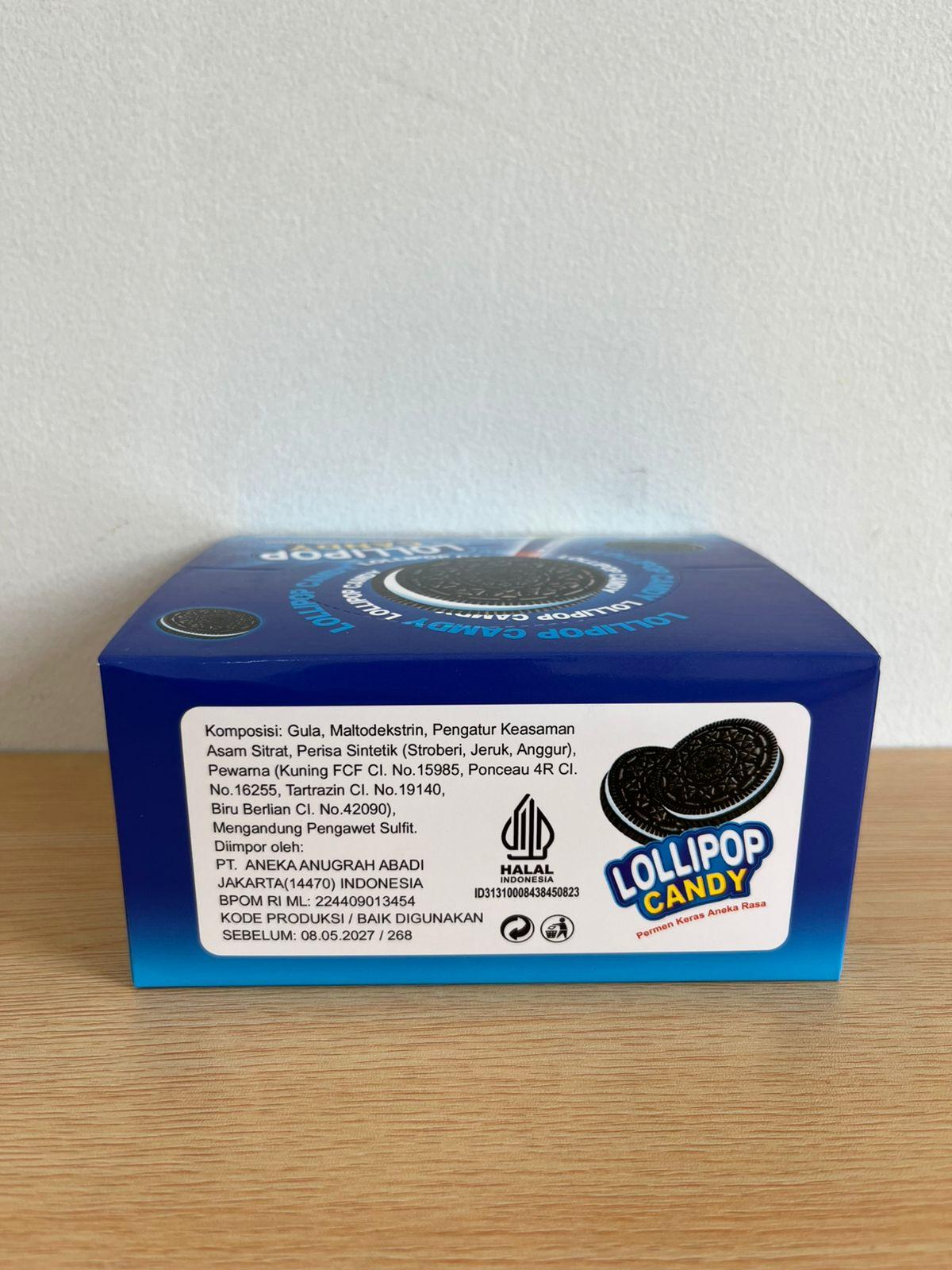 Permen Lollipop Candy Oreo DSM isi 30 pcs