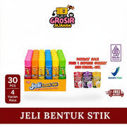 Jeli Bentuk Stik Rasa Anggur Jeruk Apel Stroberi DSM isi 30