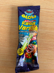 Permen Glow Lollipop Rasa Vanila S&M isi 20 pcs
