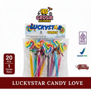 Permen Lolipop Candy Love Luckystar isi 20 pcs