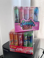 Permen Lunak Jelly Candy Stick Rasa Strawberry Apel Jeruk Anggur Leci Mangga Luvmi 1 Box Isi 30 pcs