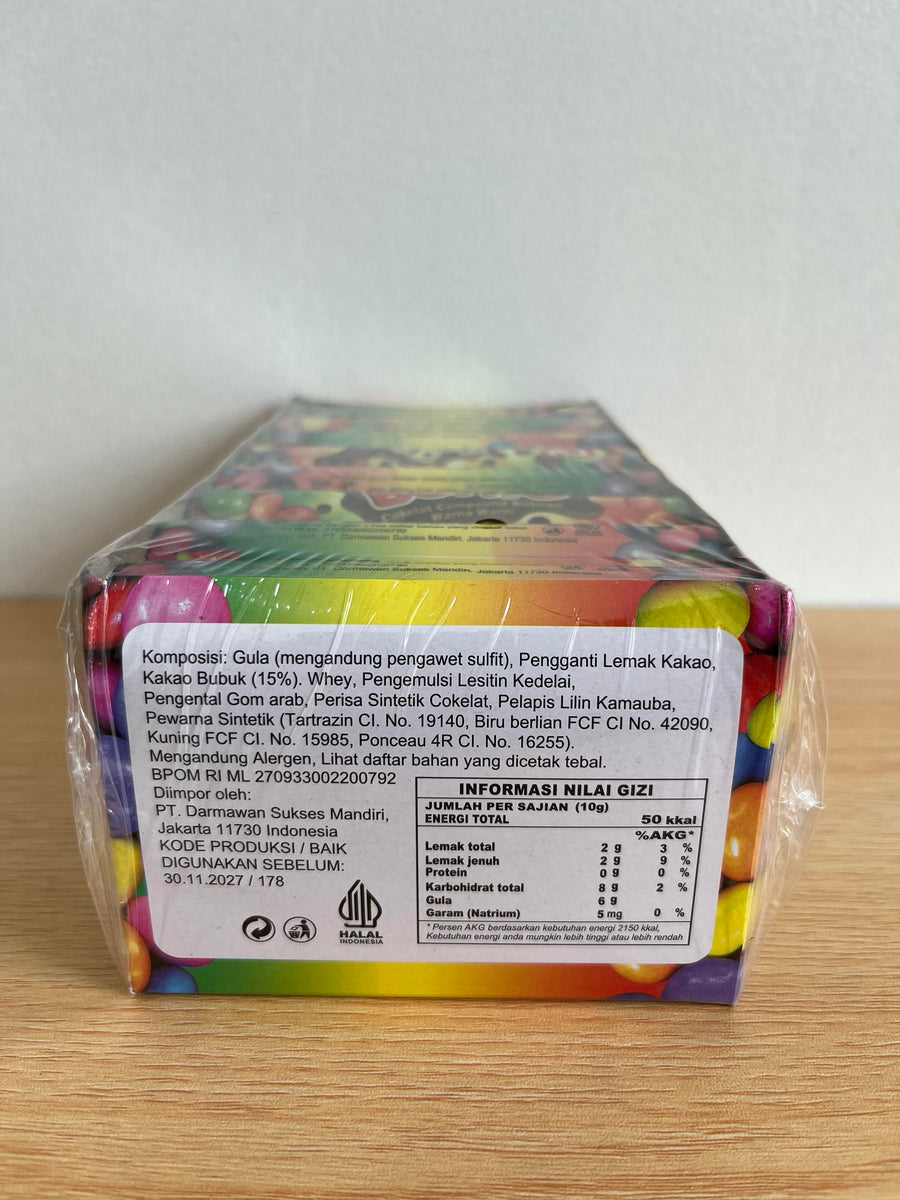 Cokelat Botol Compound Butiran Warna Warni DSM isi 24 pcs