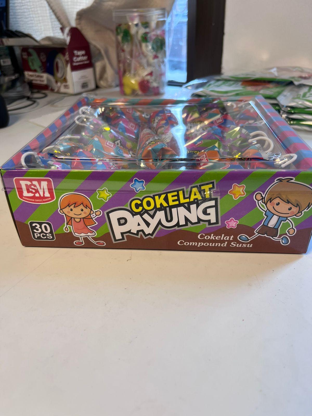 Cokelat Compound Susu Payung DSM isi 30 pcs