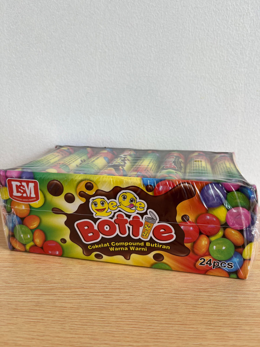 Cokelat Botol Compound Butiran Warna Warni DSM isi 24 pcs