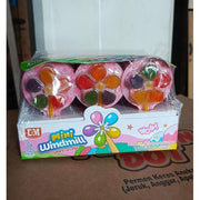 Permen lollipop Kipas Mini Windmil Rasa Anggur Jeruk Apel Nanas Stroberi 3 Domba isi 30 pcs