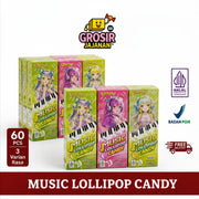 Permen Viral Music Lollipop Candy Rasa Anggur Lianggui