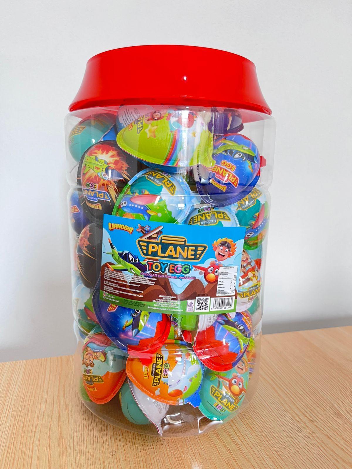 Cokelat Compound Viral Toy Egg Lianggui 60 pcs