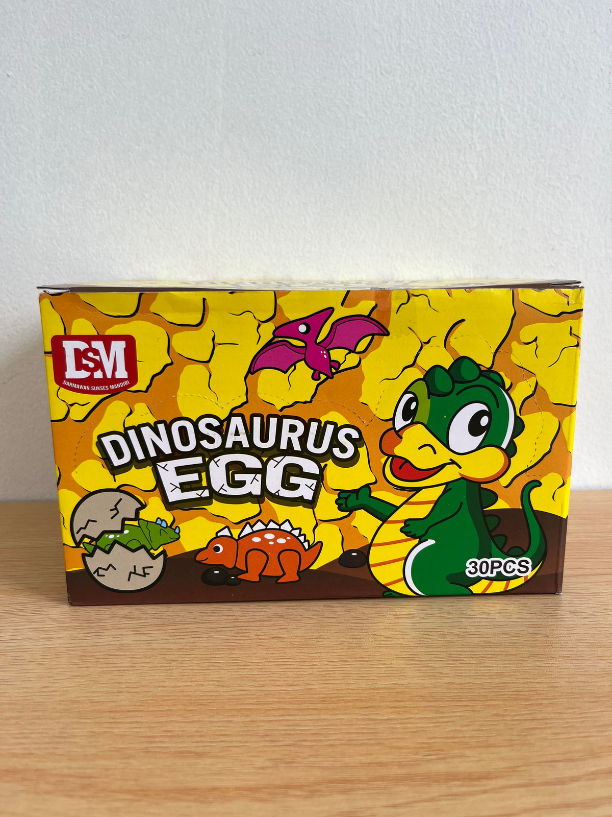 Snack Chocolate Coklat Dinosaurus Egg 1 Box 30pcs