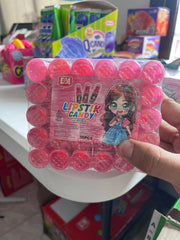 Permen Lunak Jelly Candy Stick Rasa Strawberry Apel Jeruk Anggur Leci Mangga Luvmi 1 Box Isi 30 pcs