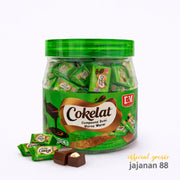 Permen Cokelat Compound Cube Butir Warna Warni isi 120 Pcs