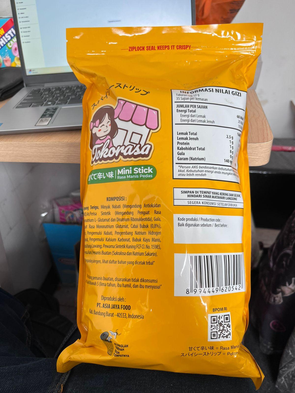 Snack Stick Rasa Krezz Rasa Manis Pedas Tokorasa