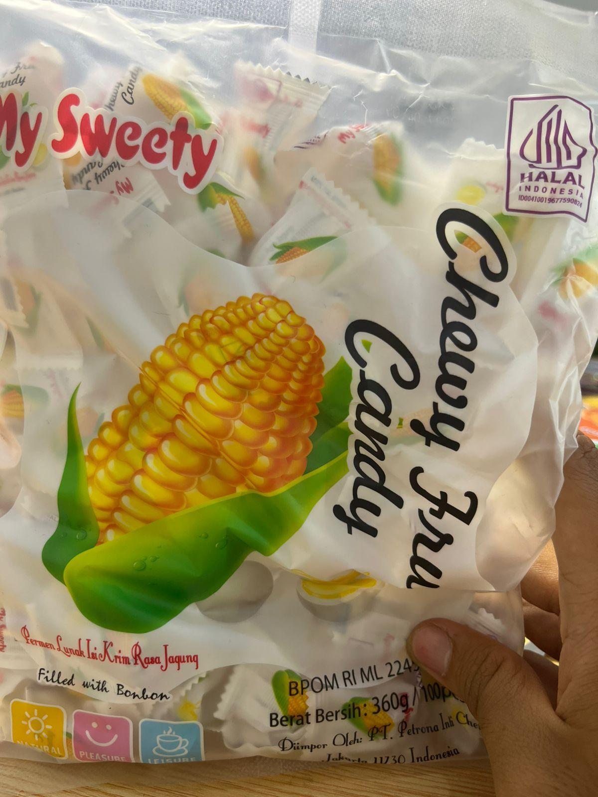 Permen Lunak Varian 7 Rasa Buah & 4 Varian Rasa Buah Mysweety isi 100 pcs