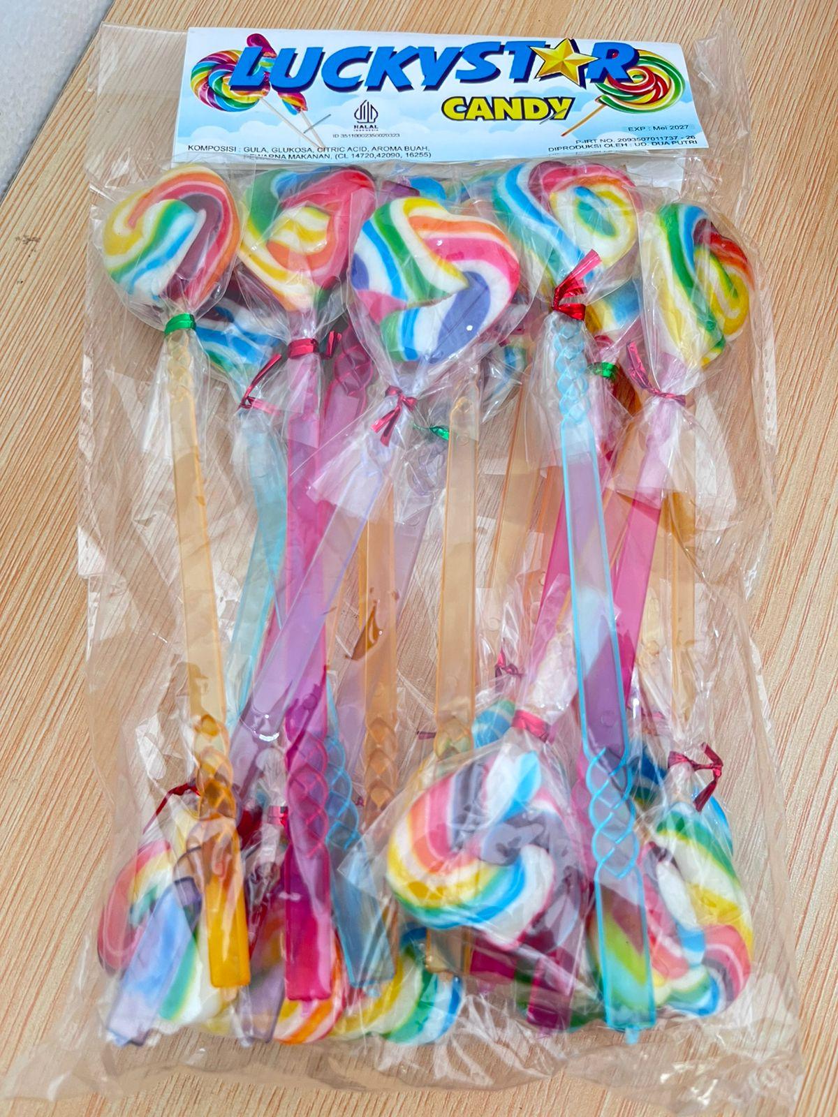 Permen Lolipop Candy Love Luckystar isi 20 pcs
