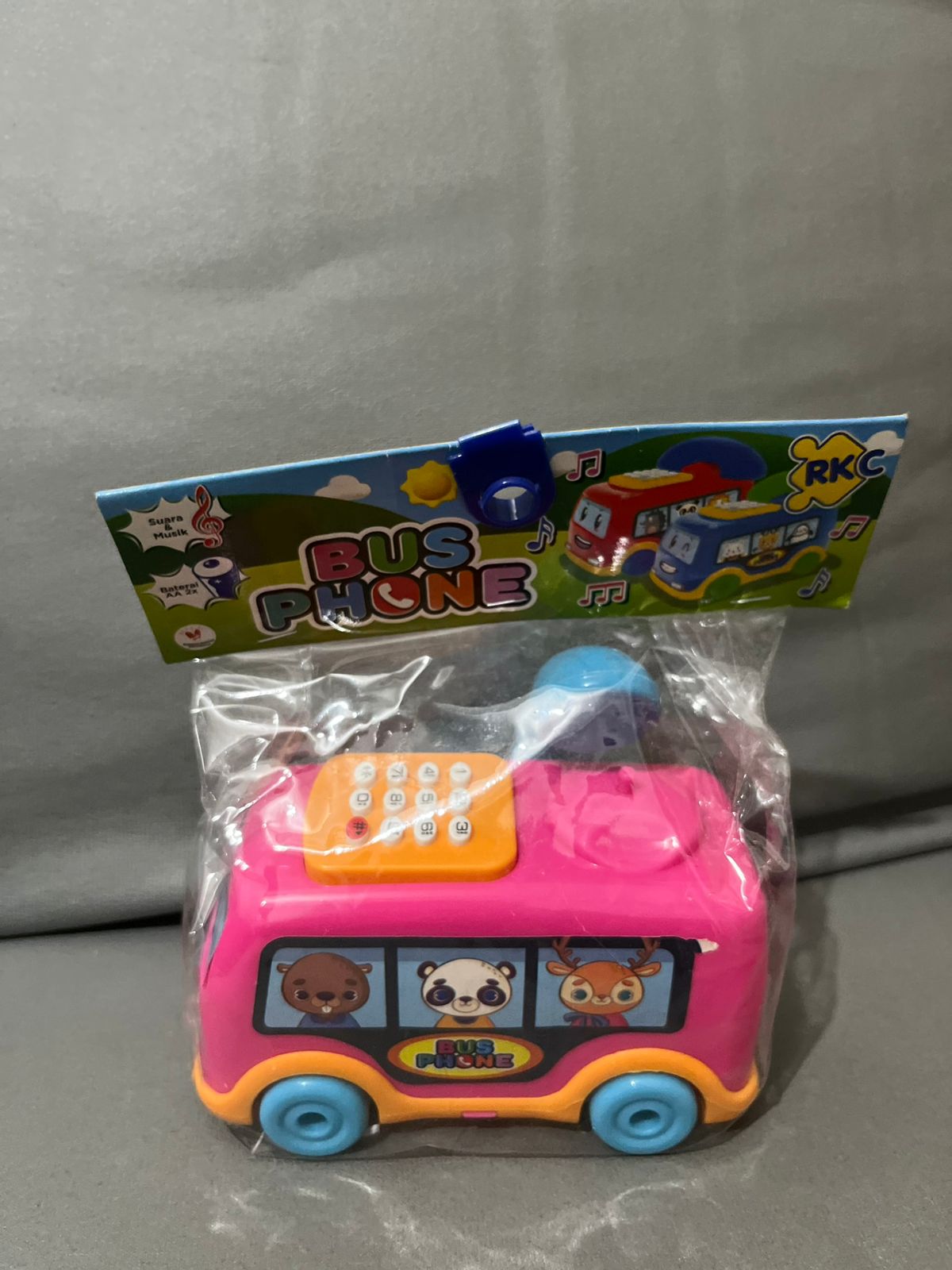 Mainan Telfon Anak Anak Bus Phone 1 PCS