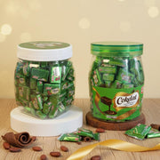 Permen Cokelat Compound Cube Butir Warna Warni isi 120 Pcs