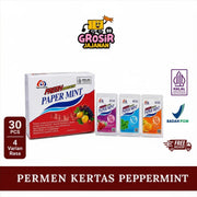 OB 5 Rasa!! Permen Lunak Mint Aneka rasa Buah Warna Random Tiga Kambing isi 30 pcs