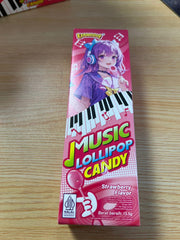 Permen Viral Music Lollipop Candy Rasa Anggur Lianggui