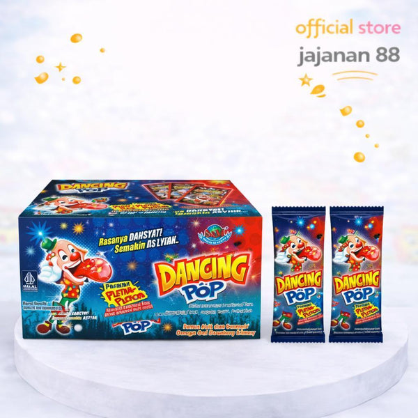 Permen Dancing Pop Pletak Pletok Rasa Stroberi Jeruk S&M isi 40 pcs