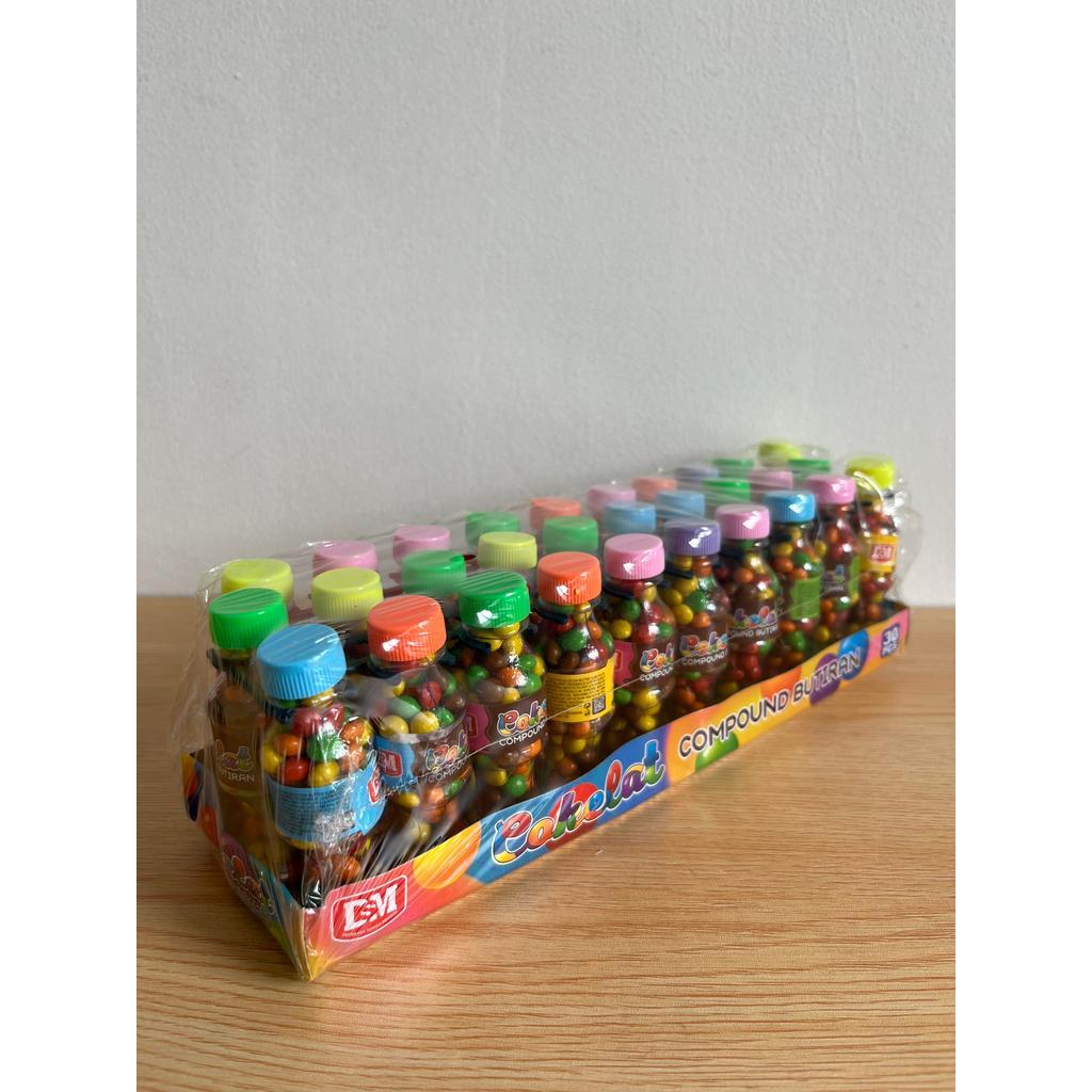 Cokelat Compound Butiran Botol isi 30 pcs
