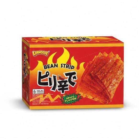 Snack Bean Strip Rasa Pedas Lianggui isi 30 Pcs