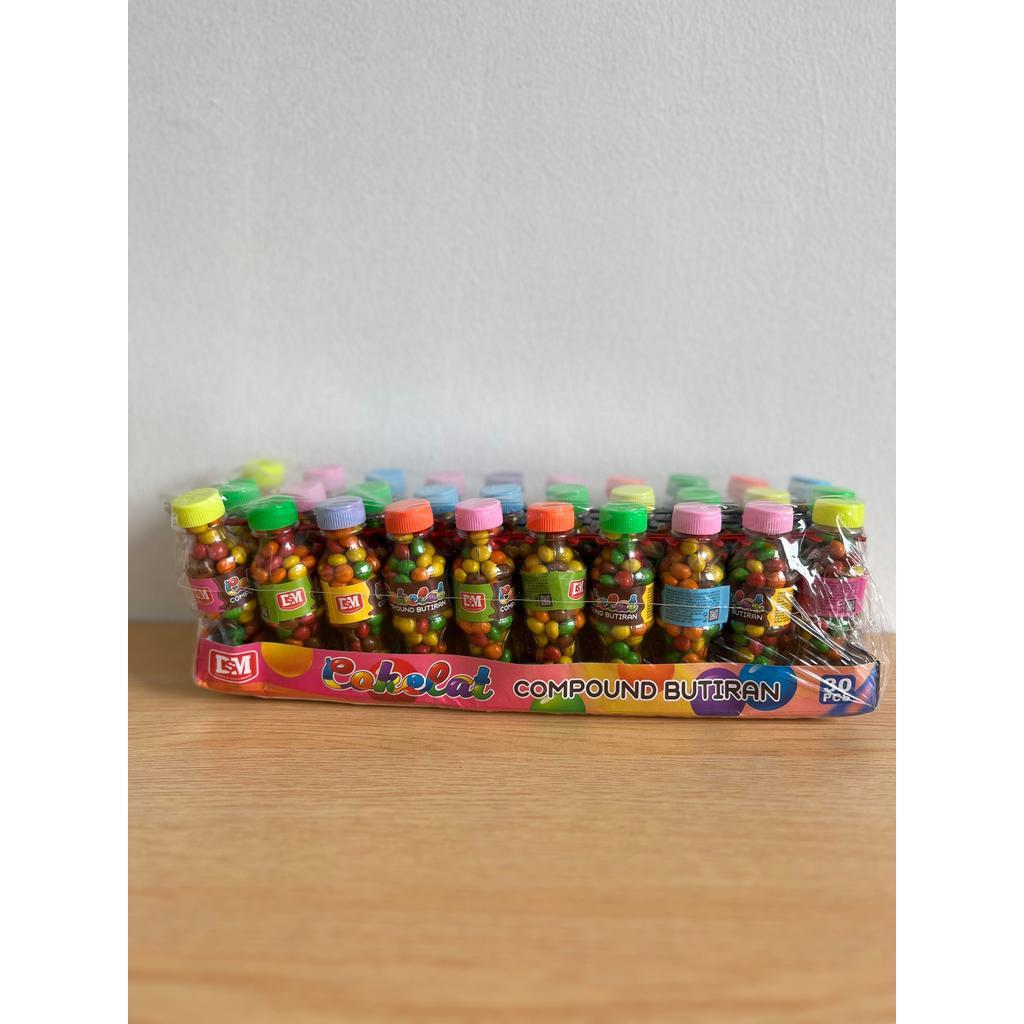 Cokelat Compound Butiran Botol isi 30 pcs
